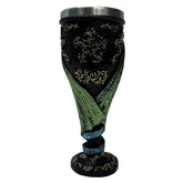 Green Dragon Goblet – Fantasy Chalice with Stainless Steel Liner